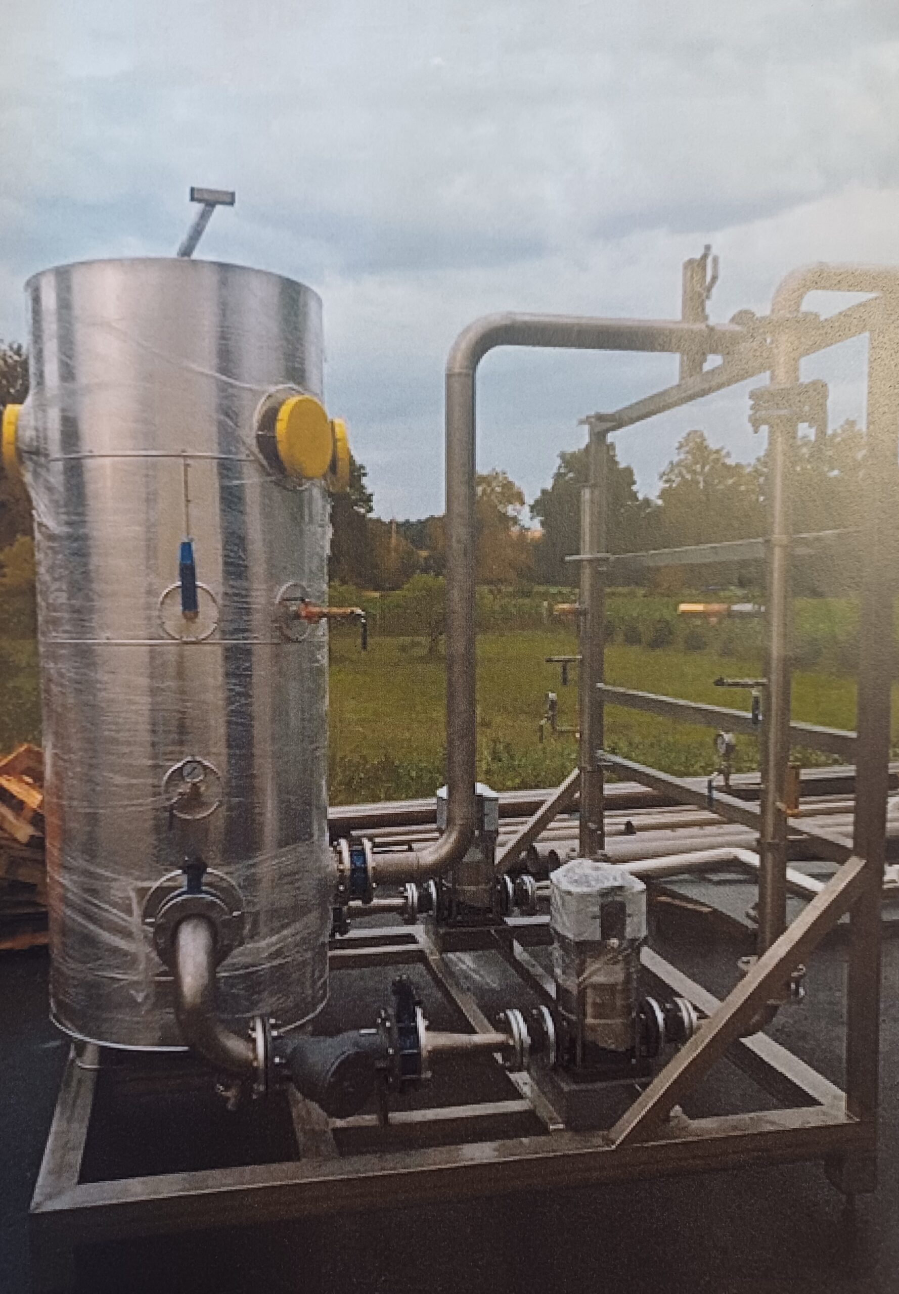 Cuve + tuyauterie Sarl Industrie Maintenance Service IMS Trois-Palis